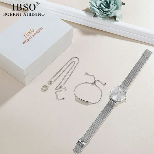 Жіночий годинник Baosaili BOX IBSO Silver 1566 фото