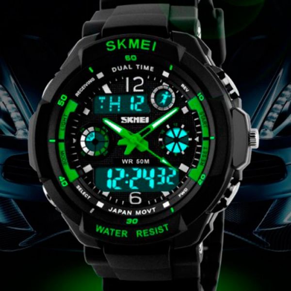 Годинник Skmei S-Shock Green 0931 фото