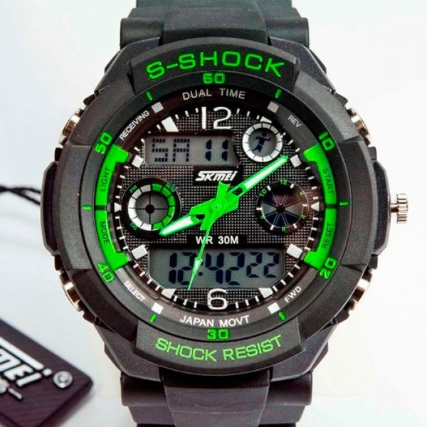 Годинник Skmei S-Shock Green 0931 фото