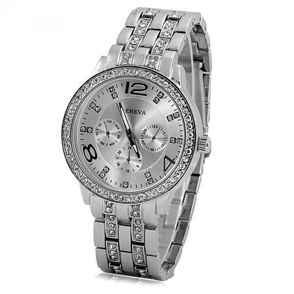 Жіночий годинник Geneva Silver 1320 фото