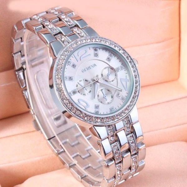 Жіночий годинник Geneva Silver 1320 фото