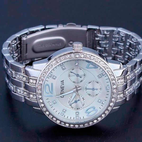 Жіночий годинник Geneva Silver 1320 фото