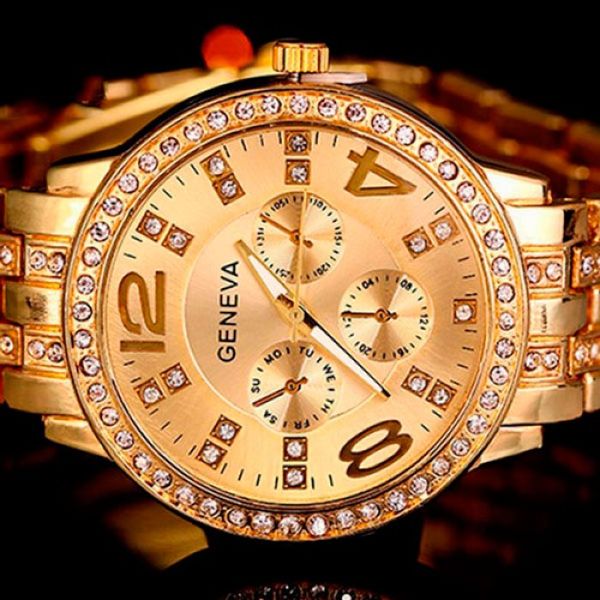 Жіночий годинник Geneva Gold 7223 фото