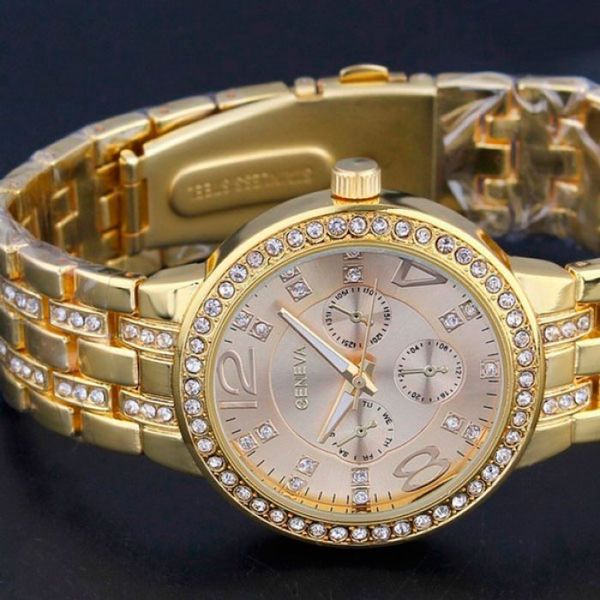 Жіночий годинник Geneva Gold 7223 фото