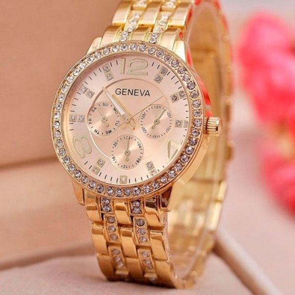 Жіночий годинник Geneva Gold 7223 фото