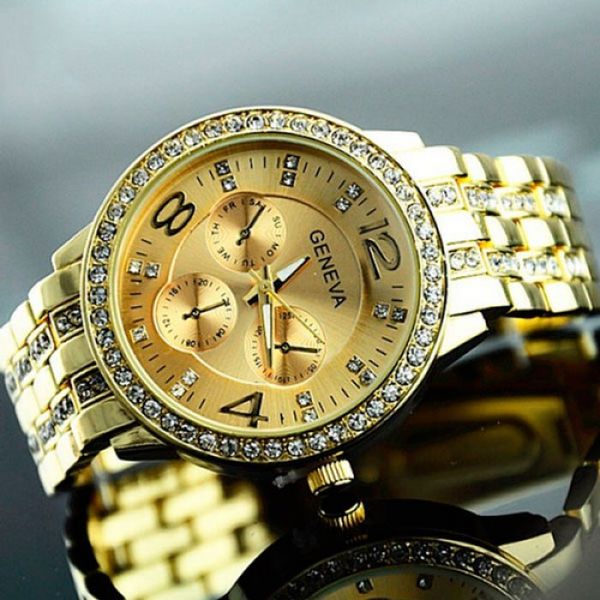 Жіночий годинник Geneva Gold 7223 фото