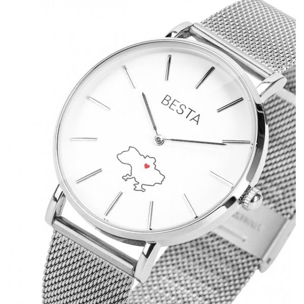 Жіночий годинник Besta Love UA Silver 1616 фото