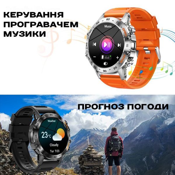 Розумний смарт годинник Smart Delta K52 (Чорний) 1612 фото