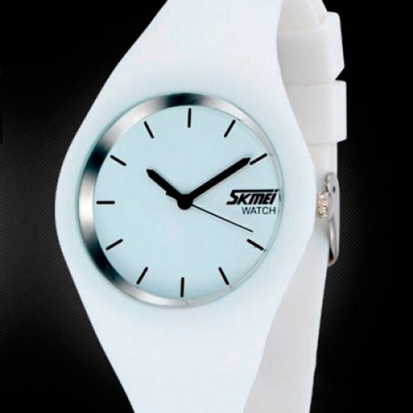 Годинник Skmei Rubber White 9068C фото