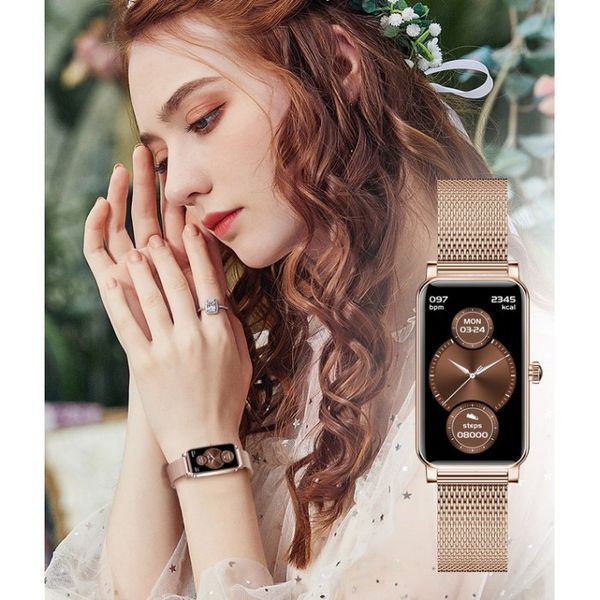 Розумний смарт годинник Smart Braclet Gold 5052 фото