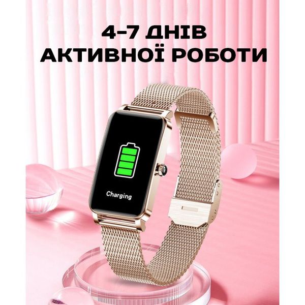 Розумний смарт годинник Smart Braclet Gold 5052 фото